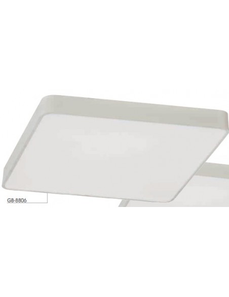 PLAFON 40W CCT CUADRADO BLANCO 3500lm