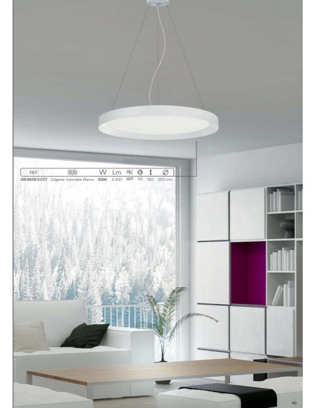 PLAFON COLGANTE CIRCULAR...