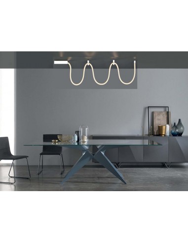 PLAFON LINEAL 60W LAMPARA COLGANTE...