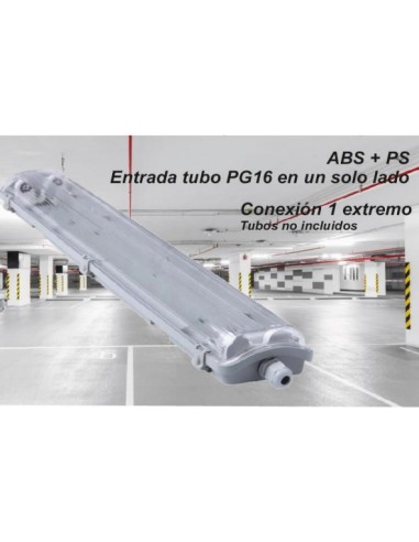 PANTALLA ESTANCA 1X58 TUBO LED