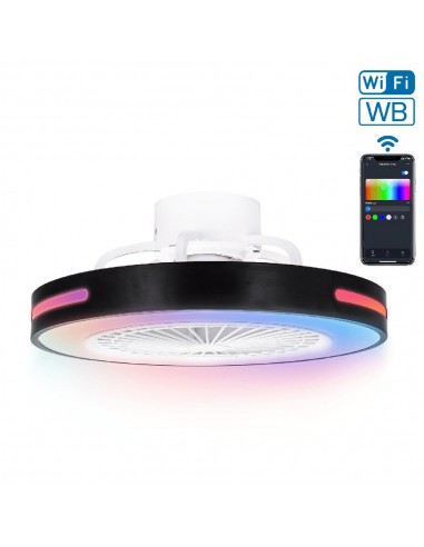 PLAFON VENTILADOR  40WCCT 10W RGB Φ500*210mm