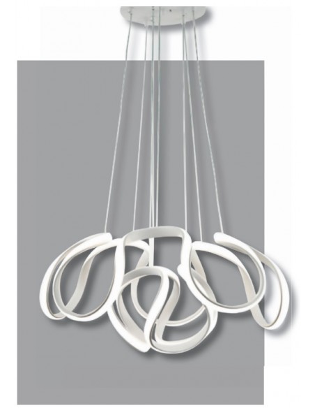 LAMPARA COLGANTE BLANCA 98W...