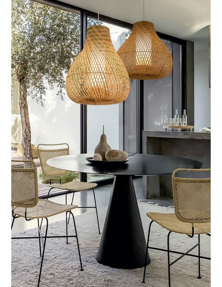 COLGANTE BAMBOO 1 LUZ 40CM...