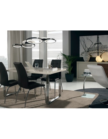 LAMPARAS CIRCULOS CCT NEGRO 80W REGULABLE