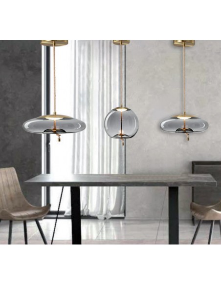 COLGANTE CRISTAL GRIS 18W... 2