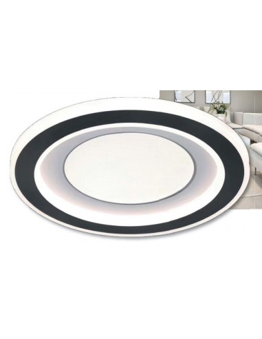 PLAFON CCT REDONDO 56W BLANCO NEGRO Y...