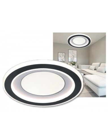 PLAFON CCT REDONDO 56W BLANCO NEGRO Y...