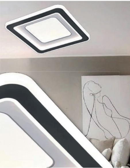 PLAFON CCT CUADRADO 56W...