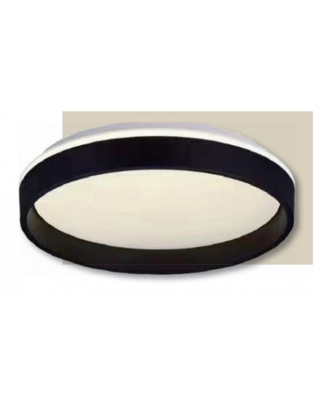 PLAFON CCT 56W NEGRO DIMABLE 50CM