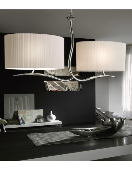 EVE LAMPARA 4 LUCES CROMO