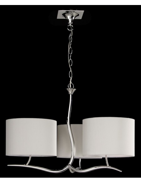 EVE LAMPARA 4 LUCES CROMO