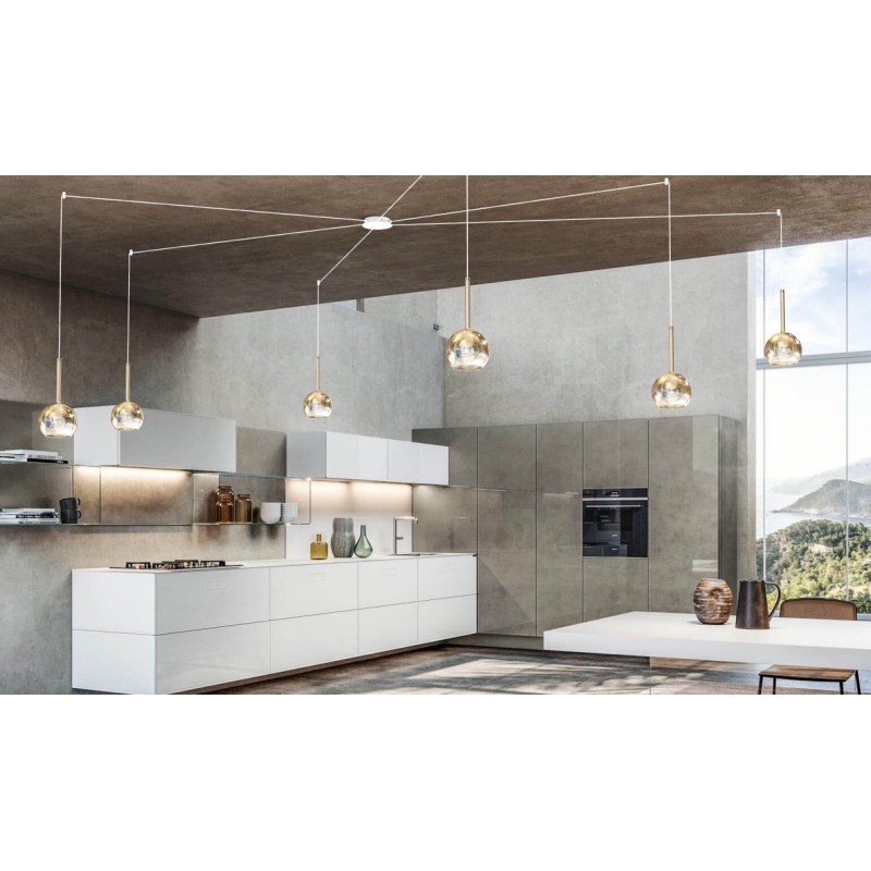 MINIBOL AMBAR CON SOPORTE,CABLE Y...