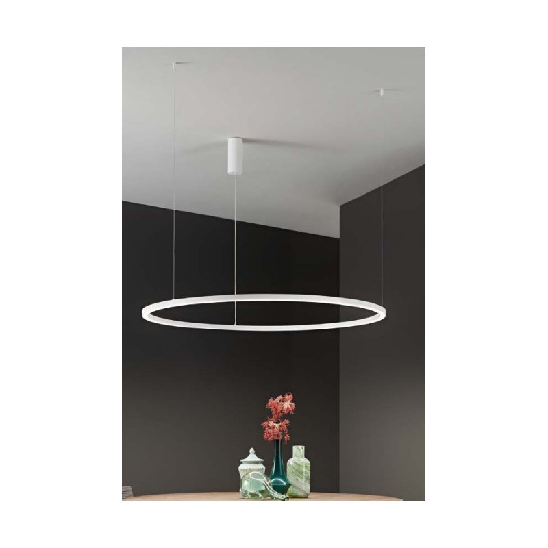 LAMPARA TECHO 80CM LED BLANCA...