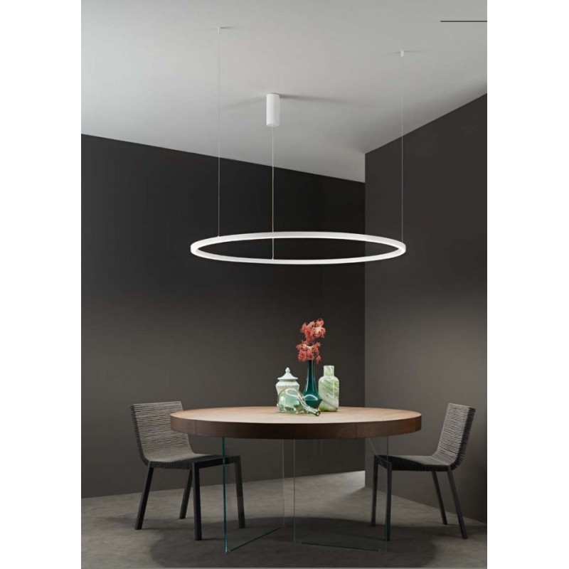 LAMPARA TECHO 80CM LED NEGRA DISEÑO...