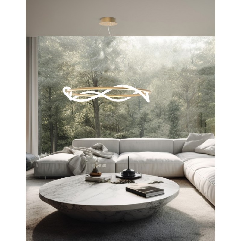 LAMPARA DISEÑO CIRCULAR COLGANTE...