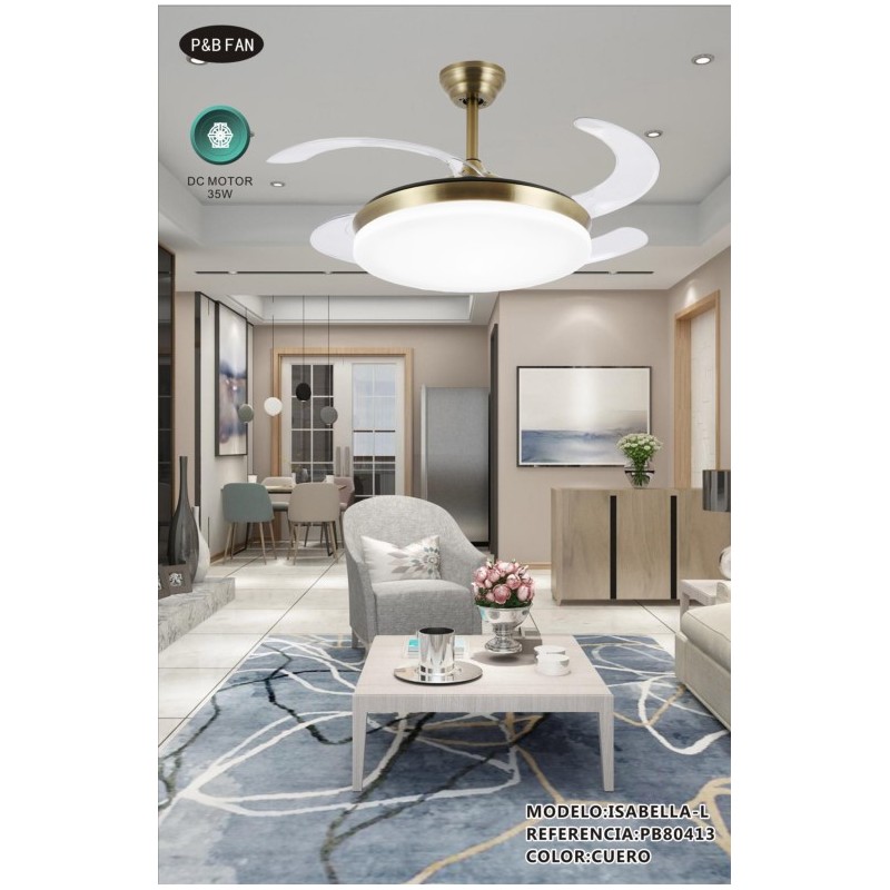 VENTILADOR DC RETRACTIL ISABELLA...