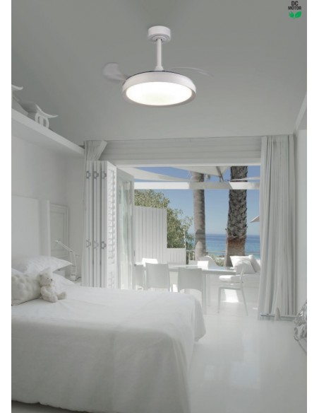 ALASKA DC VENTILADOR 60W BLANCO MOTOR 30W 2