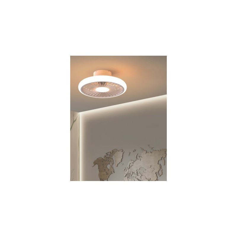 TURBO 55W PLAFON VENTILADOR DC BLANCO... TURBO 55W PLAFON VENTILADOR DC BLANCO...