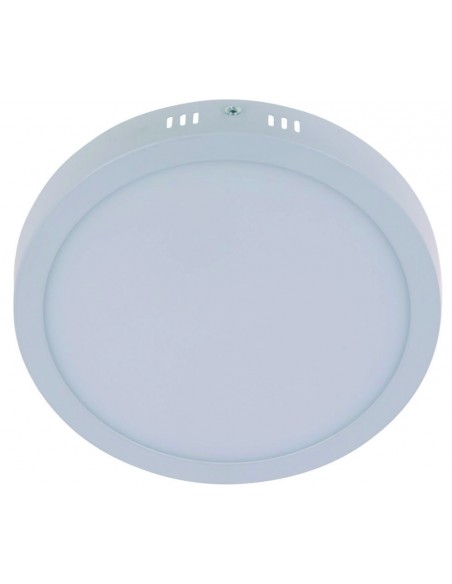 PANEL SUPERFICIE REDONDO BLANCO 24W CCT