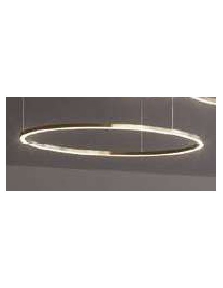 LAMPARA TECHO LED ORO CIRCULAR 30W 4600LM CCT 