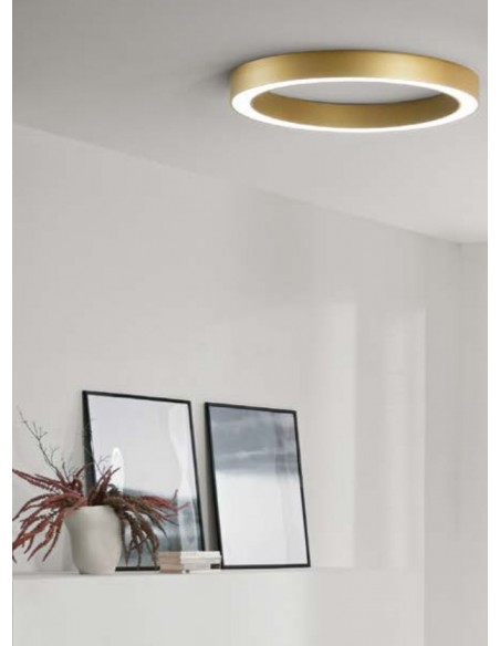 DEMOS CCT PLAFON 120W ORO 120CM