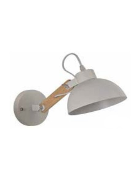 APLIQUE PARED BLANCO POL 1xE27  NO INCLUIDA 