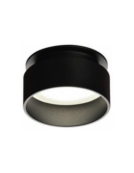 EMPOTRABLE GU10 NEGRO CON RETROILUMINACION A TECHO