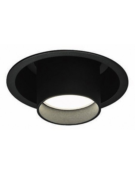 EMPOTRABLE GU10 NEGRO CILINDRO ORIENTABLE Y BASCU