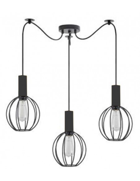 LAMPARA ADEPT TUBE 3Lx27 NEGRA