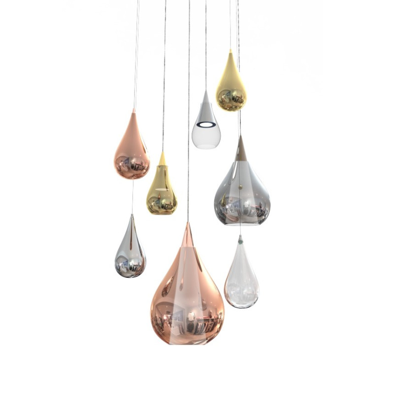 SOSPESI COLGANTE LED 12W TRANSPARENTE...