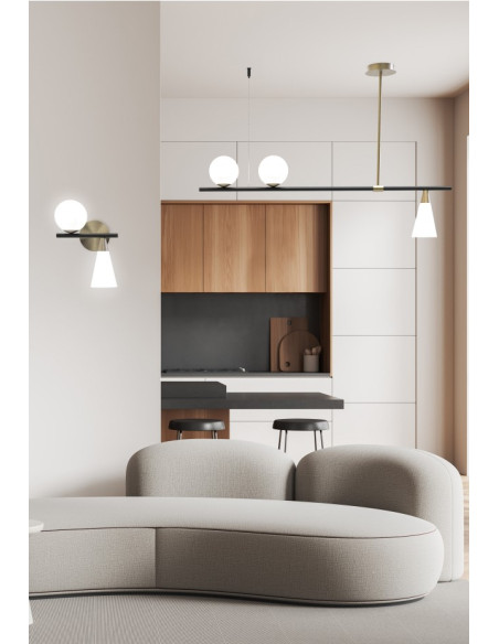 MIKADO APLIQUE 1+1 LUCES... 2