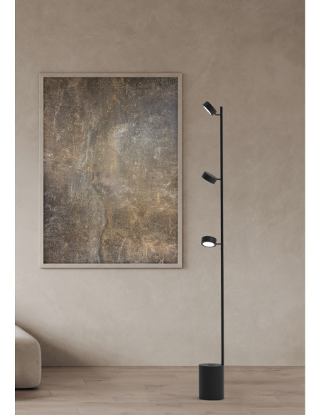 PIE DE SALON 3XGX53 NEGRO BOMBILLA INCLUIDA