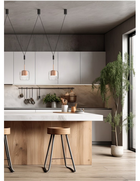 MIRO COLGANTE 1 LUZ CRISTAL...