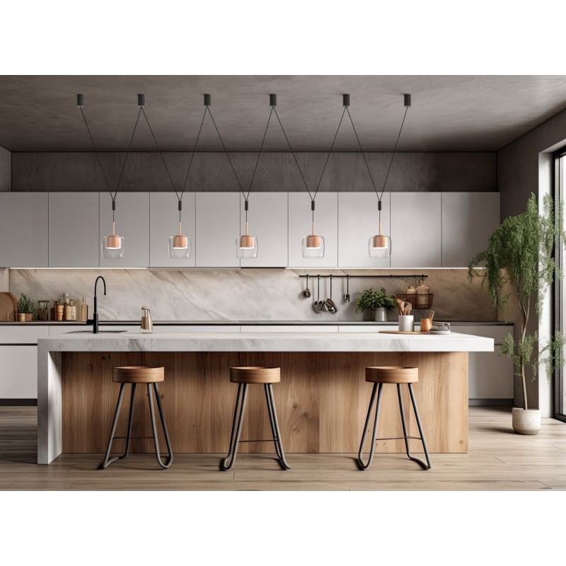 MIRO COLGANTE 1 LUZ CRISTAL...