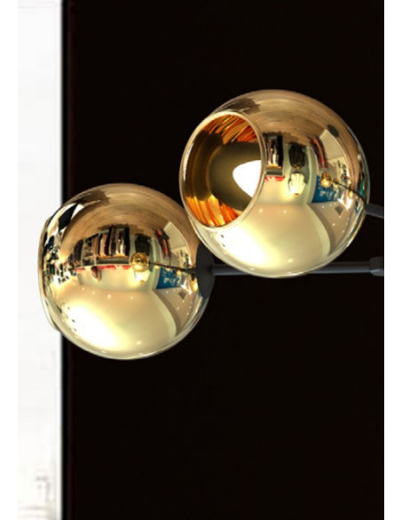 TULIPA VETRO AMBAR Ø14...