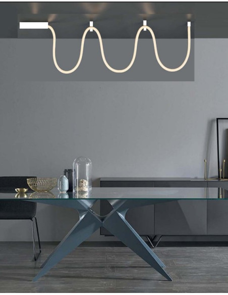 PLAFON LINEAL 60W LAMPARA...