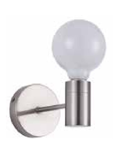 APLIQUE E27 NIQUEL SATINADO...