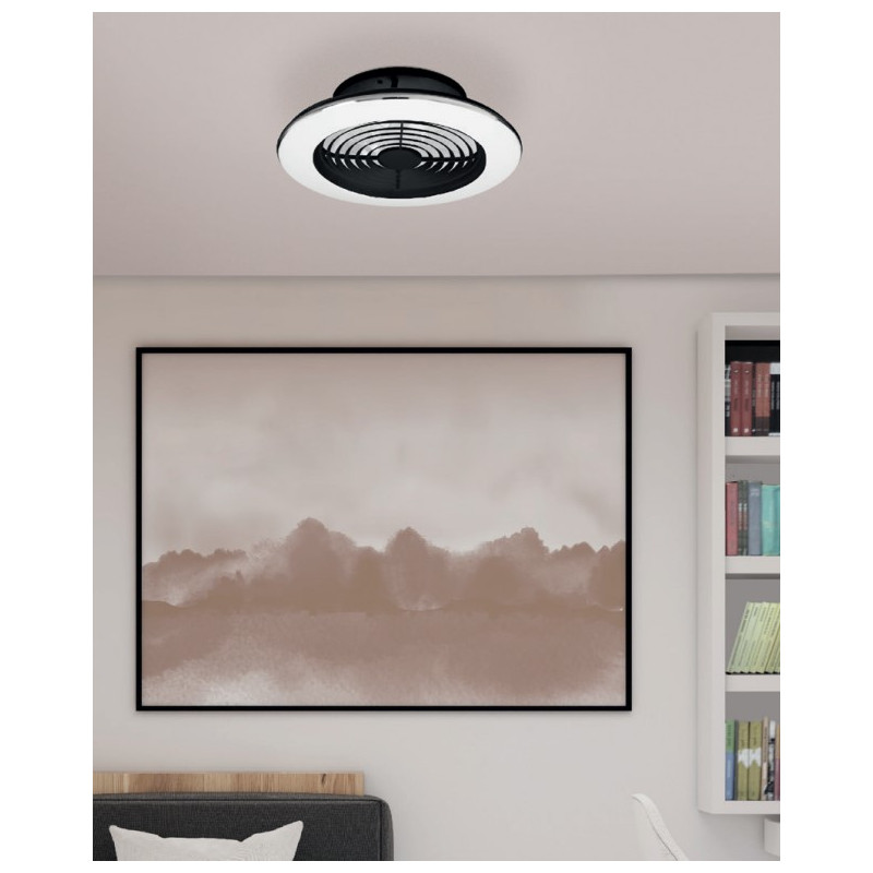 ALISIO MINI * PLAFON VENTILADOR NEGRO...