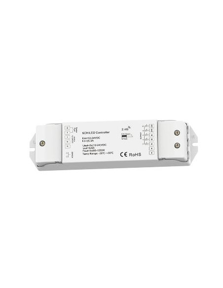 CONTROLADOR LED RGB CCT 5 CANALES 3 AMPERIOS