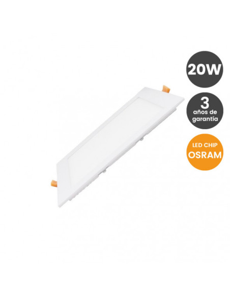 DOWNLIGHT EMPOT 24W CUADRADO BLANCO CHIP OSRAM CCT