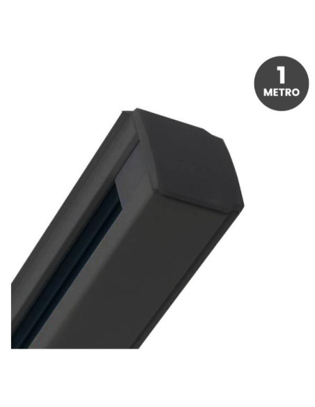 CARRIL 1M TRIFASICO NEGRO