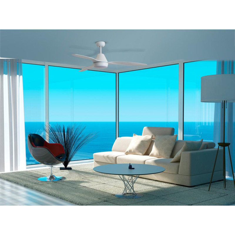 TRIUMPH AC VENTILADOR 132CM SIN LUZ NEGRO MANDO