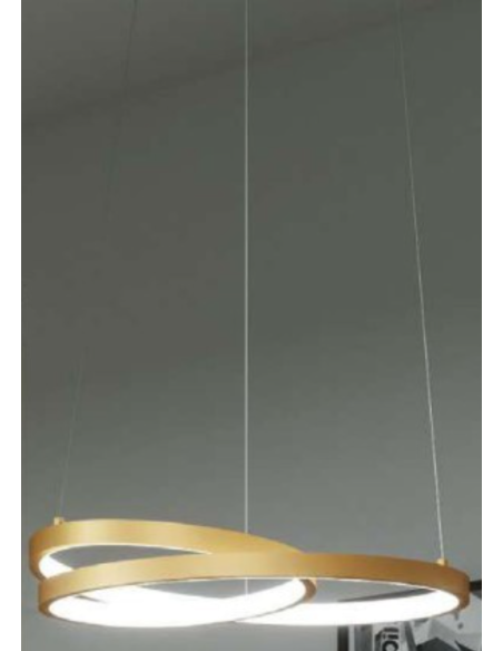 LAMPARA TECHO LED LIEVE ORO...