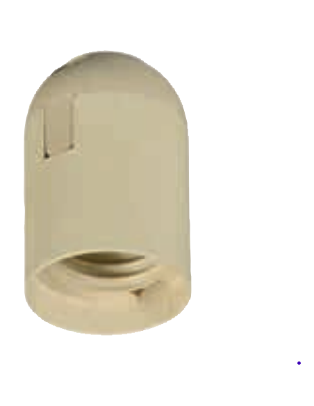 CASQUILLO E27 LISO BLANCO