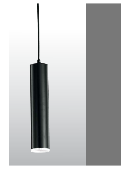 COLGANTE 25CM NEGRO GU10...