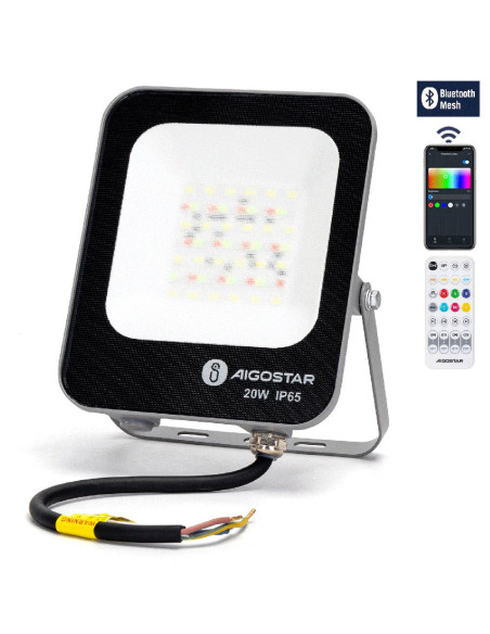 PROYECTOR NEGRO SMART 20W RGB  W IP65 