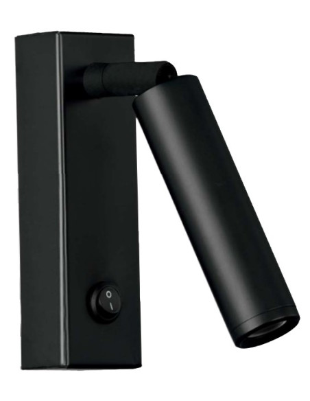 APLIQUE LECTOR NEGRO 3W 4000K.