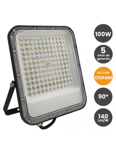 PROYECTORES 100W EXTERIOR 5700ºK IP65