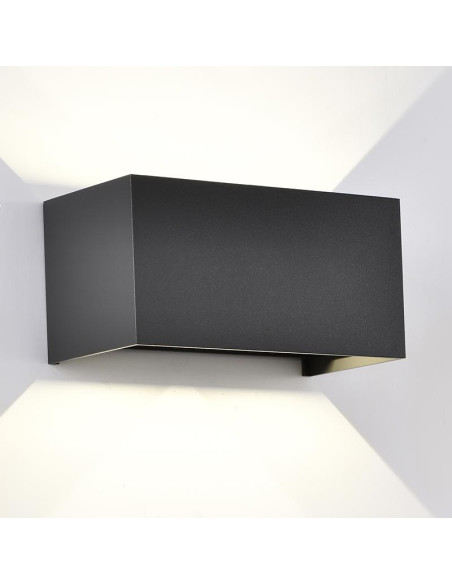DAVOS * APLIQUE EXTERIOR LED* 4*6W 2700K G  OSCURO