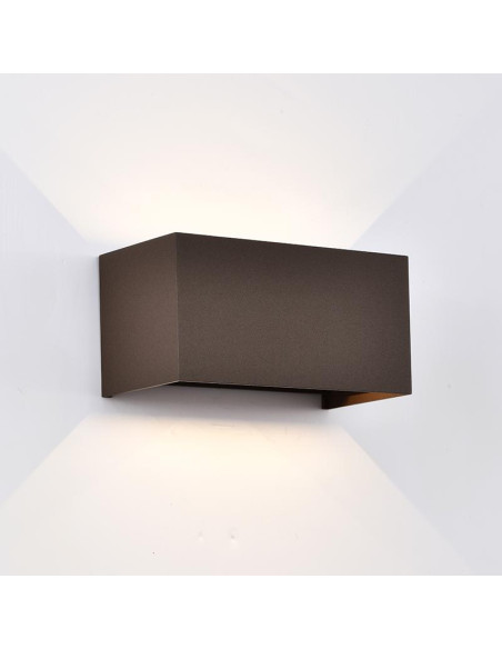 DAVOS * APLIQUE EXTERIOR LED* 4*6W 2700K CORTEN
